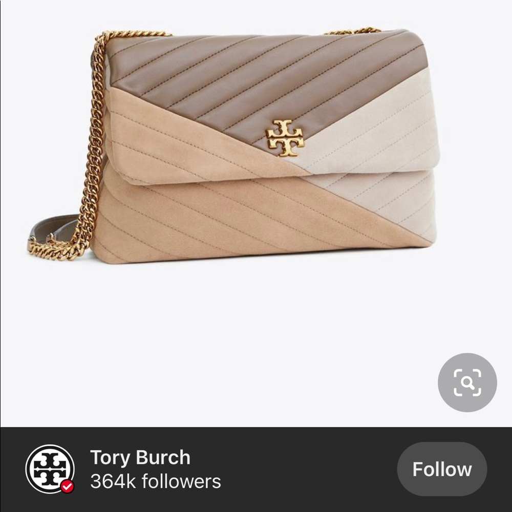 AUTHENTIC PRELOVED TORY BURCH KIRA MIXED CHEVRON